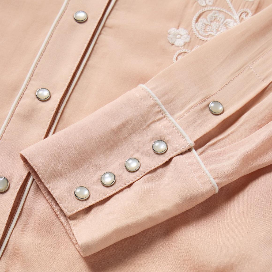 Blush Embroidered Western Shirt Pink Women Stetson Western Shirts