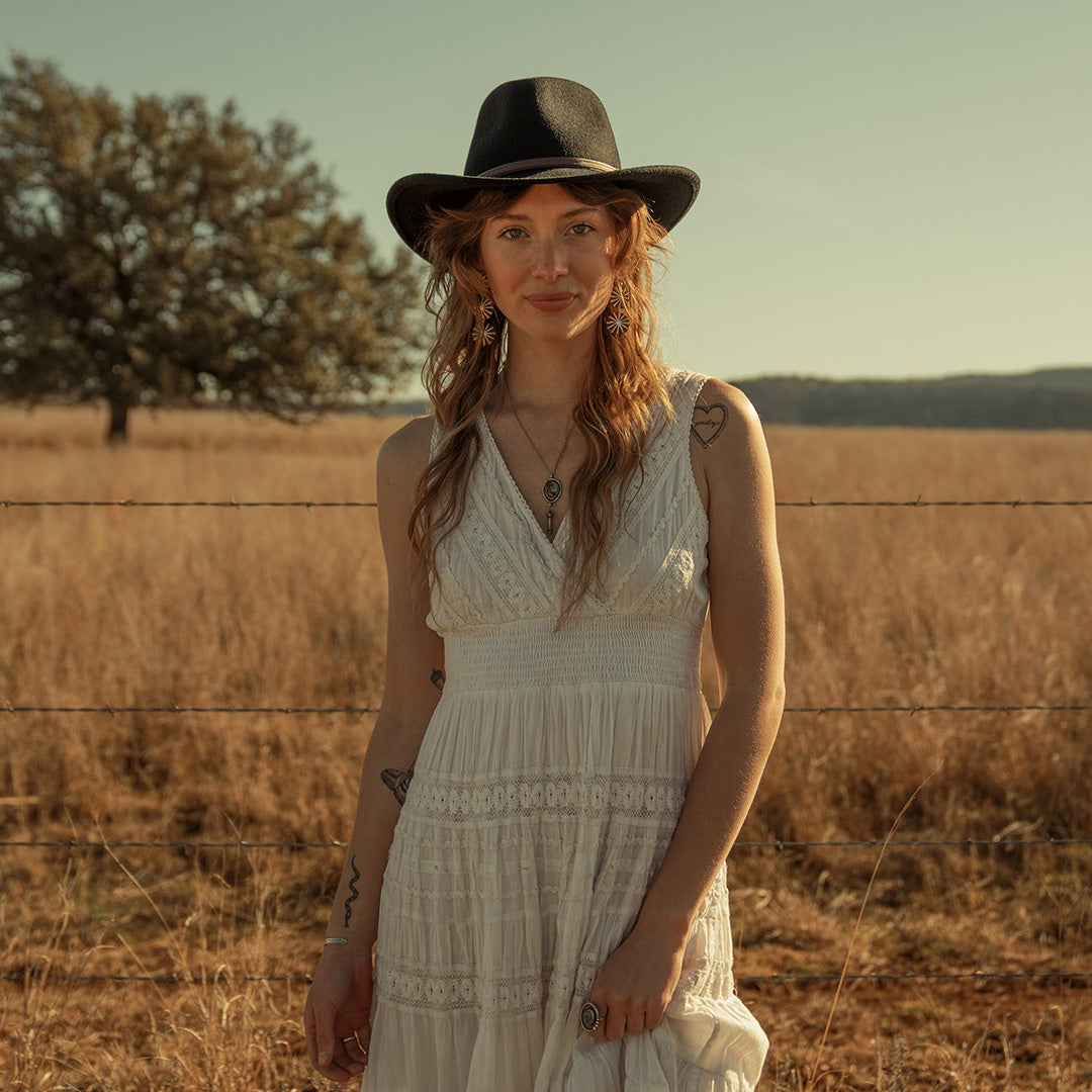 Bozeman Outdoor Hat Black Men/Women Stetson Outdoor
