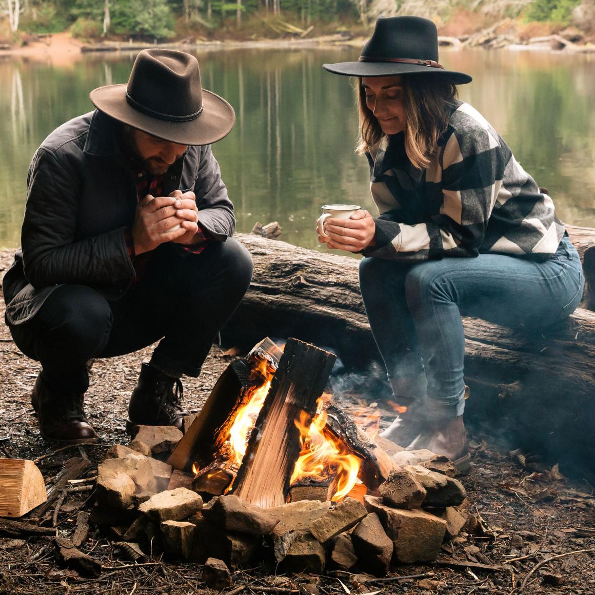 Bozeman Outdoor Hat Black Men/Women Stetson Outdoor
