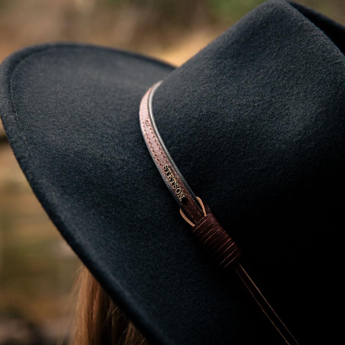 Bozeman Outdoor Hat Black Men/Women Stetson Outdoor