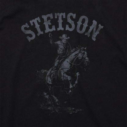 Bronco Rider Graphic Tee Black Men Stetson Tees