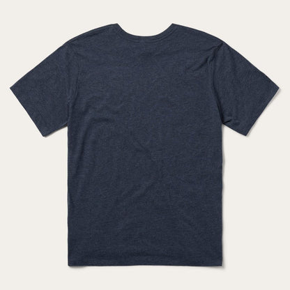 Bronco Rider Graphic Tee Blue Men Stetson Tees
