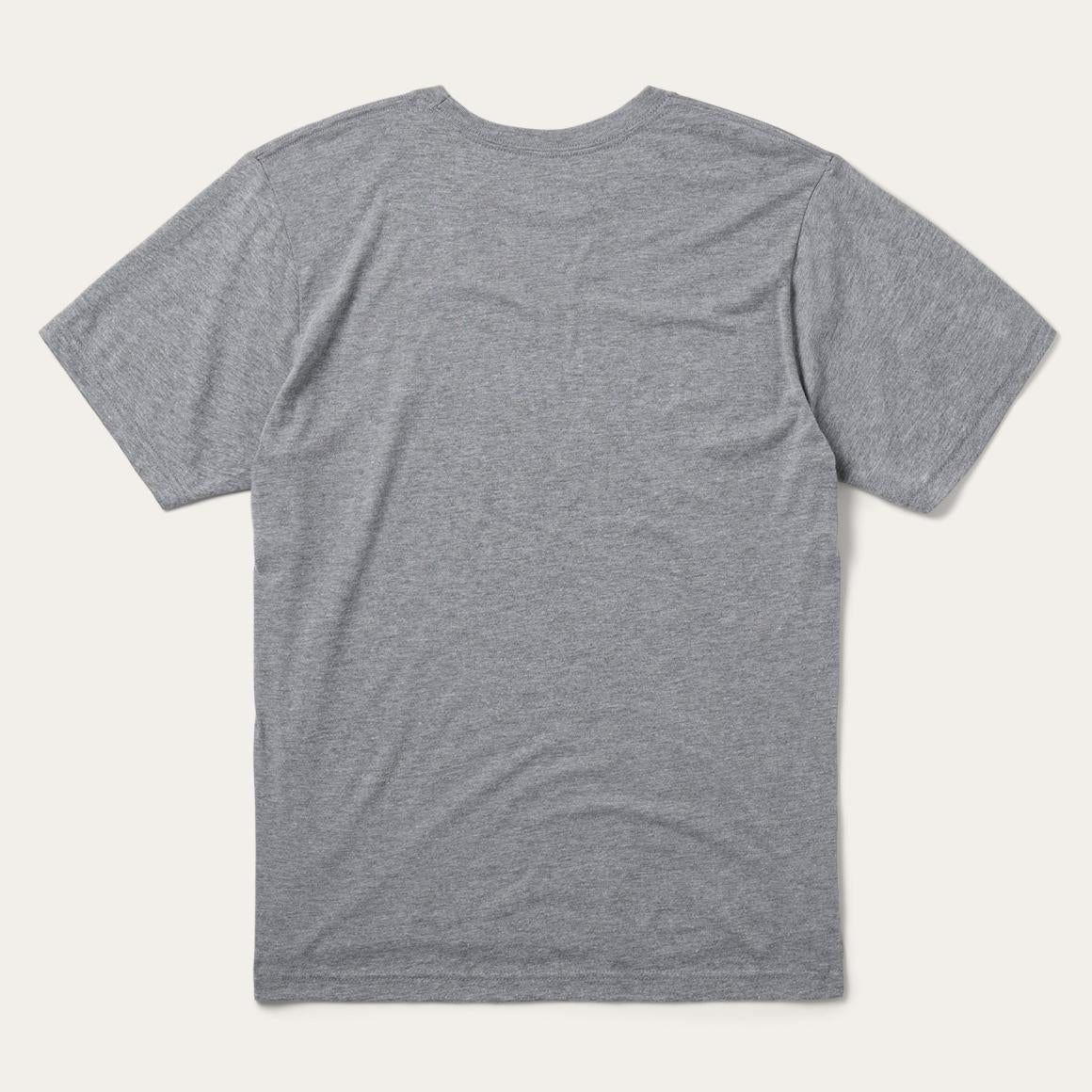 Bronco Rider Graphic Tee Grey Men Stetson Tees