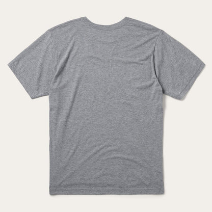 Bronco Rider Graphic Tee Grey Men Stetson Tees