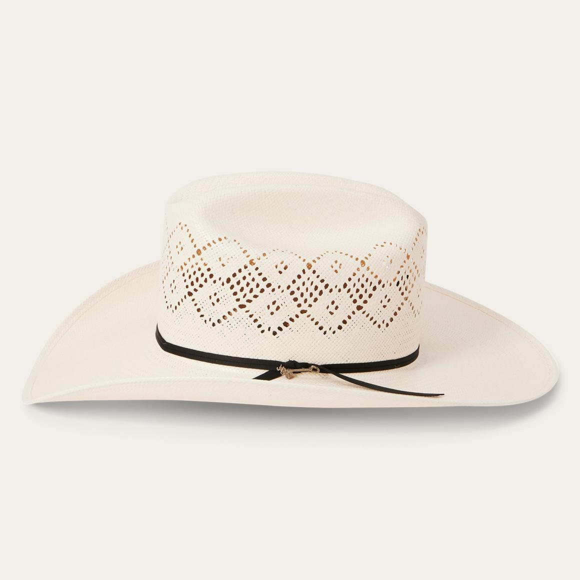 Brookwood 10X Straw Cowboy Hat Natural Men/Women Stetson Western