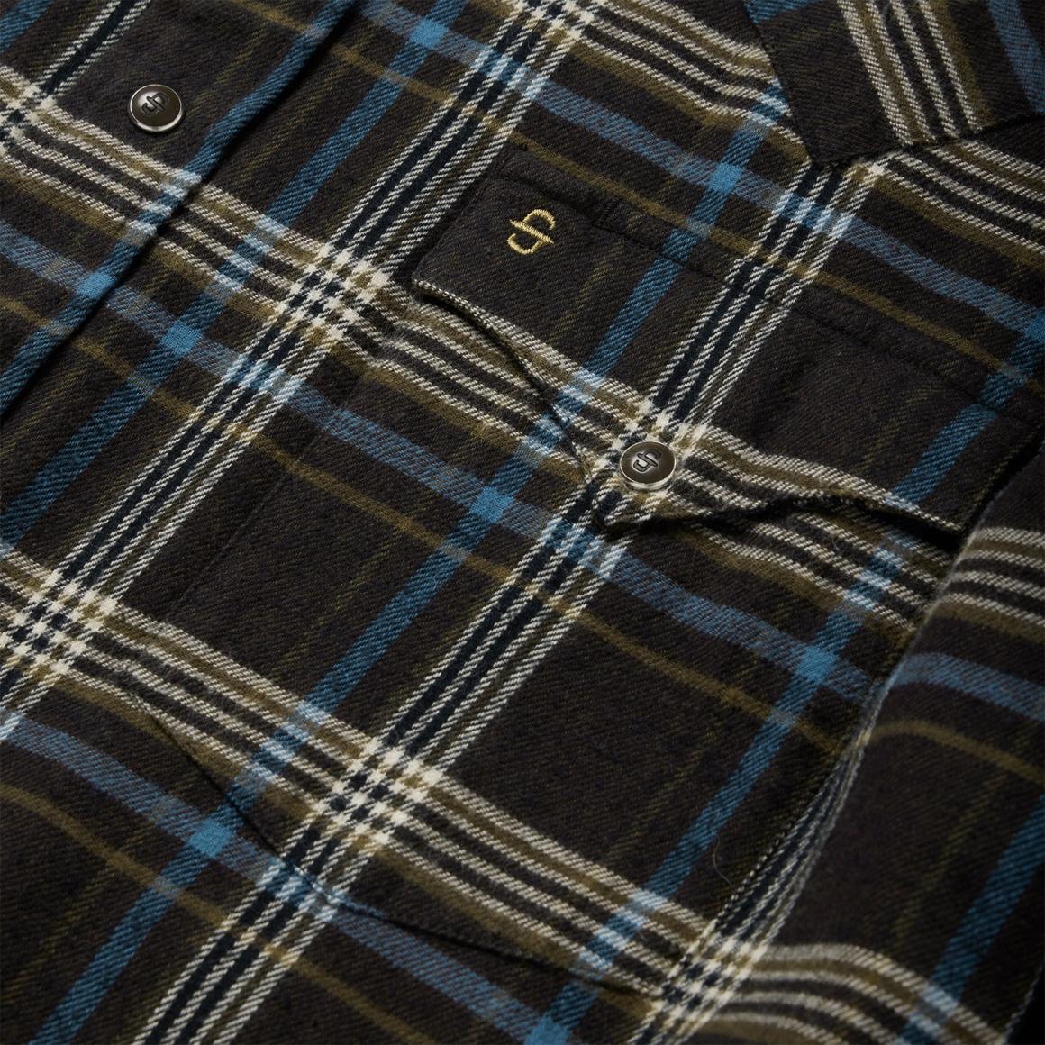 Brown Plaid Flannel Western Shirt Brown Men Stetson Classic Cut