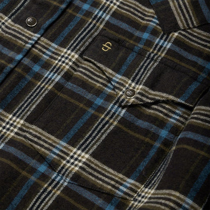 Brown Plaid Flannel Western Shirt Brown Men Stetson Western Shirts
