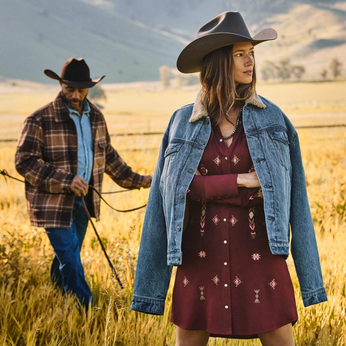 Brown Plaid Western Coat Brown Men Stetson Flannel Shirts