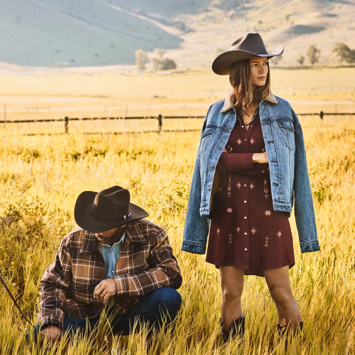 Brown Plaid Western Coat Brown Men Stetson Flannel Shirts