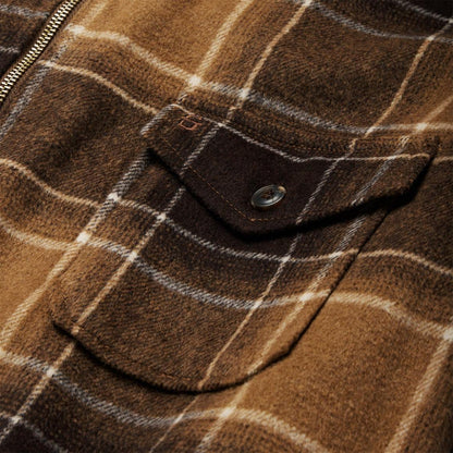 Brown Plaid Western Coat Brown Men Stetson Flannel Shirts