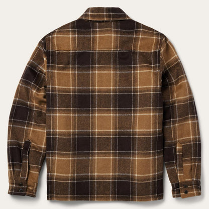 Brown Plaid Western Coat Brown Men Stetson Jackets