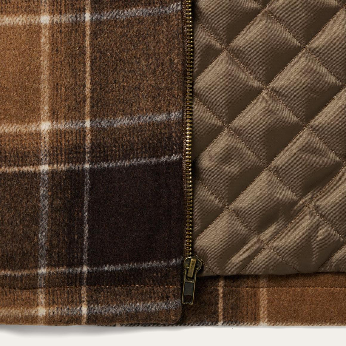 Brown Plaid Western Coat Brown Men Stetson Jackets
