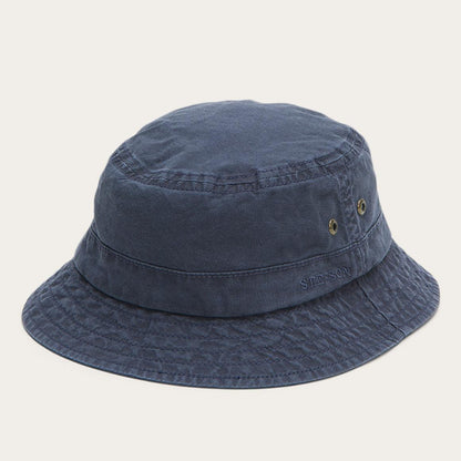 Bucket Delave Organic Cotton Blue Men/Women Stetson Outdoor