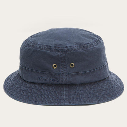 Bucket Delave Organic Cotton Blue Men/Women Stetson Outdoor