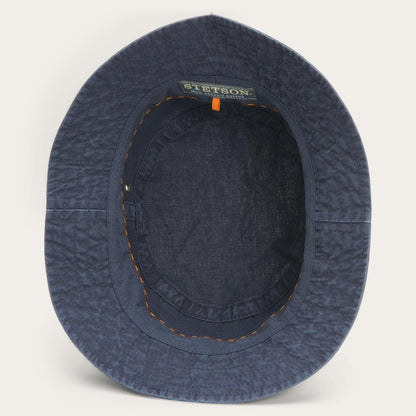 Bucket Delave Organic Cotton Blue Men/Women Stetson Outdoor