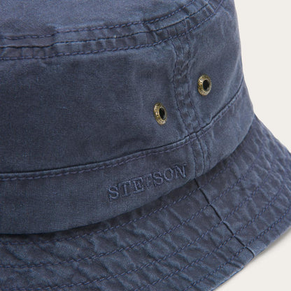 Bucket Delave Organic Cotton Blue Men/Women Stetson Outdoor