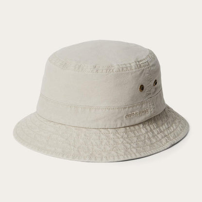 Bucket Delave Organic Cotton Off White Men/Women Stetson Caps & Truckers