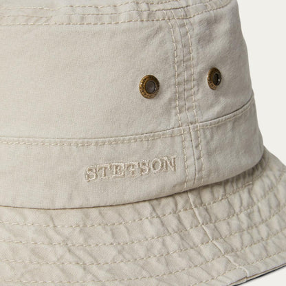 Bucket Delave Organic Cotton Off White Men/Women Stetson Outdoor