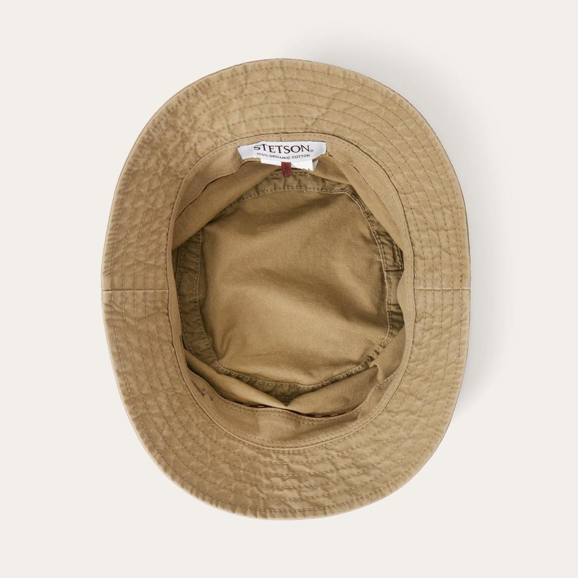 Bucket Delave Organic Cotton Olive Men/Women Stetson Caps & Truckers