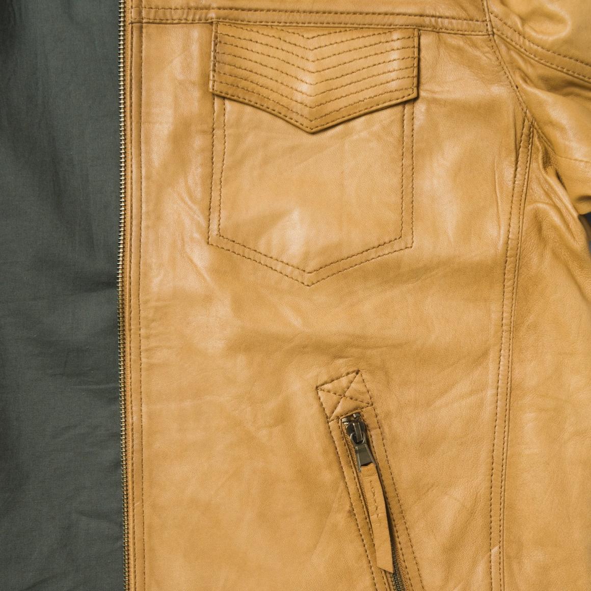 Butter Soft Distressed Leather Jacket Brown Men Stetson Jackets