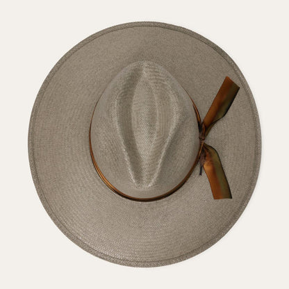 Caelus Straw Fedora Seafoam Men/Women Stetson Fedora