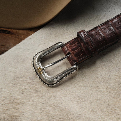 Caiman Western Tab Belt Cigar Classic Men Stetson Belts
