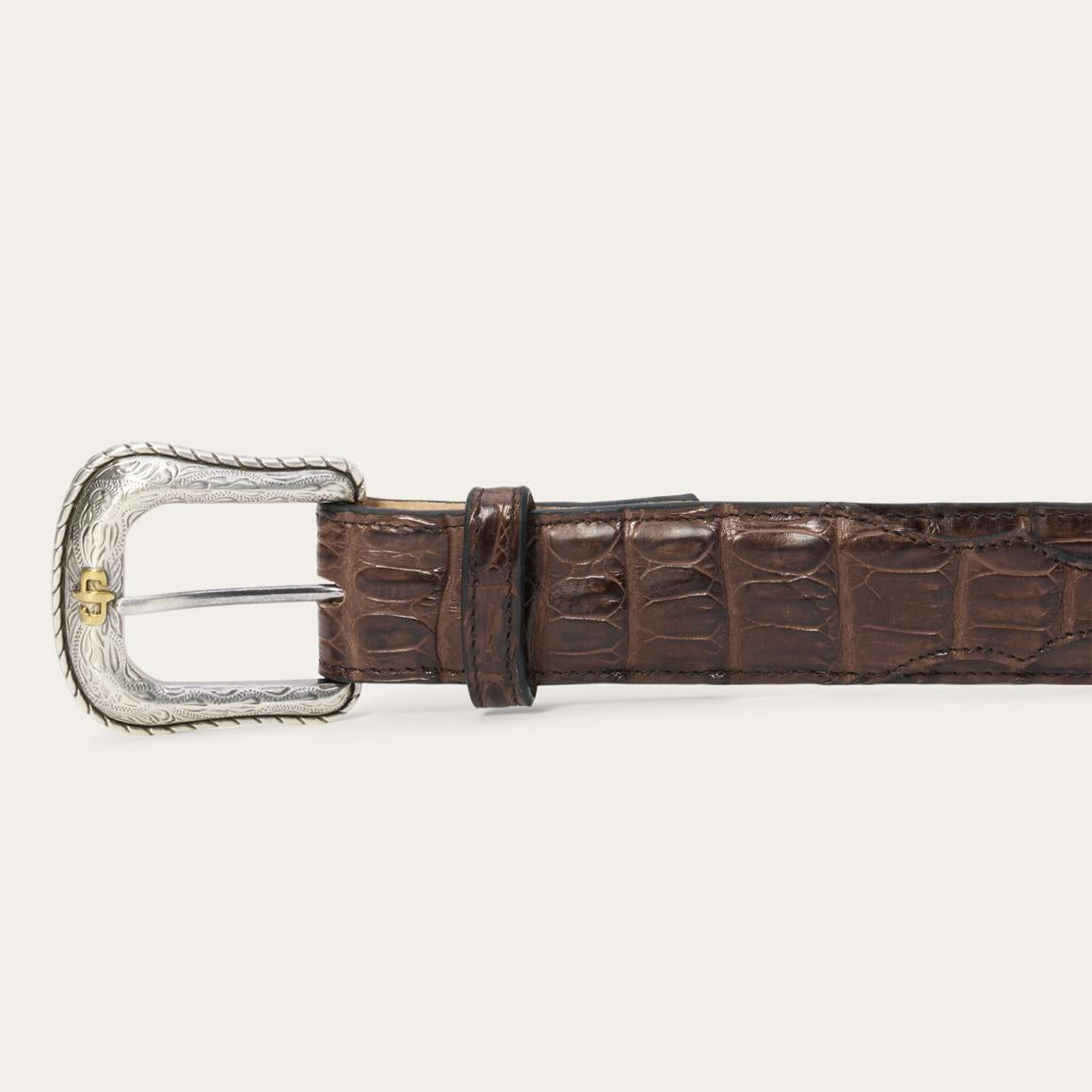 Caiman Western Tab Belt Cigar Classic Men Stetson Belts