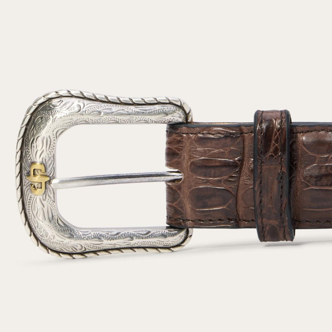 Caiman Western Tab Belt Cigar Classic Men Stetson Belts