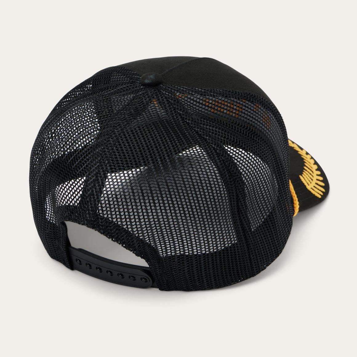 Captain Trucker Cap Black Men/Women Stetson Caps & Truckers