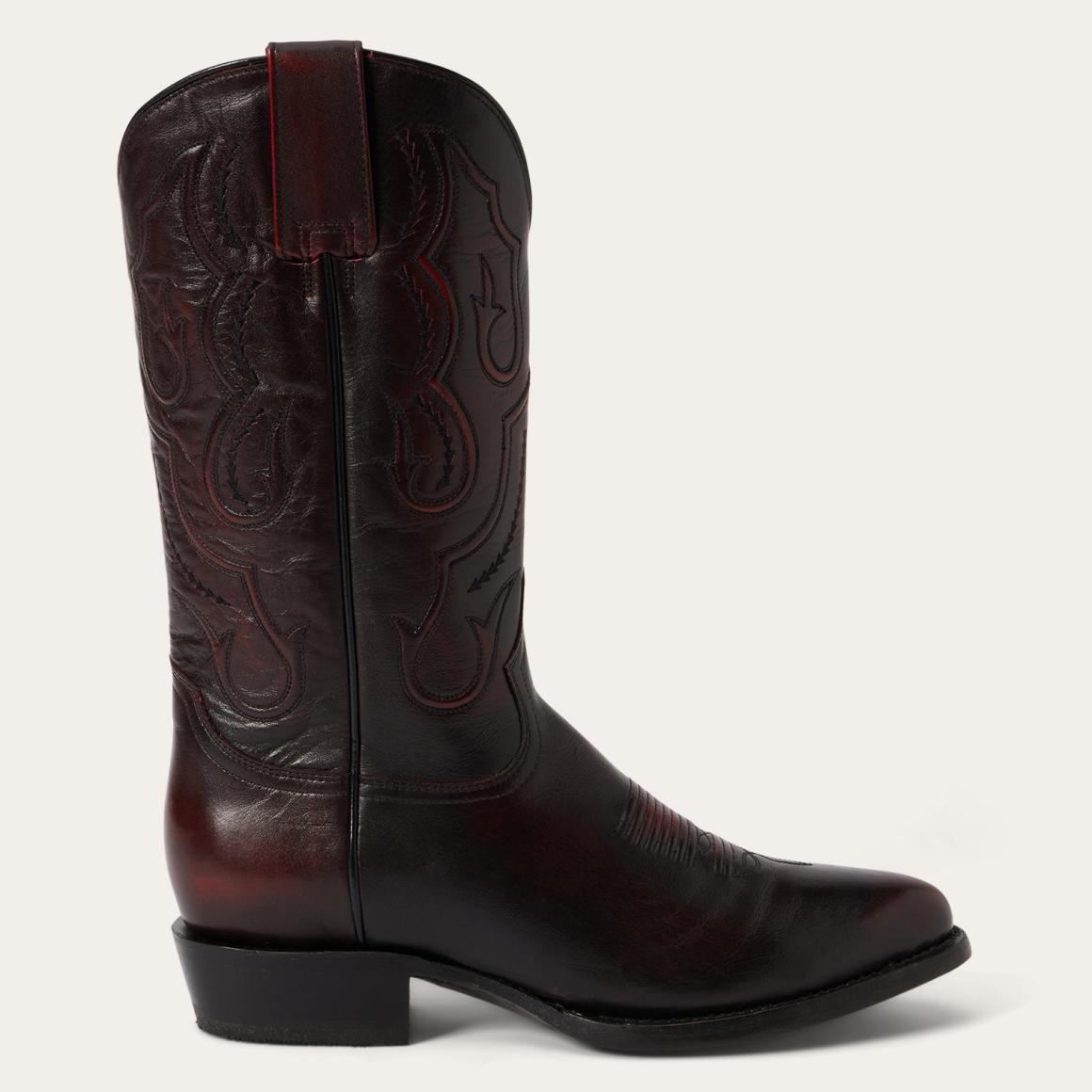 Carlisle Western Boots Black Cherry Men Stetson Western