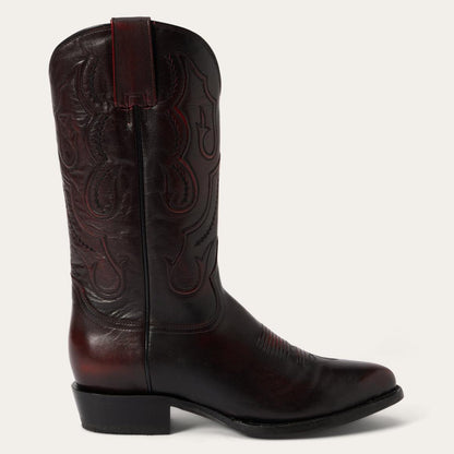 Carlisle Western Boots Black Cherry Men Stetson Western