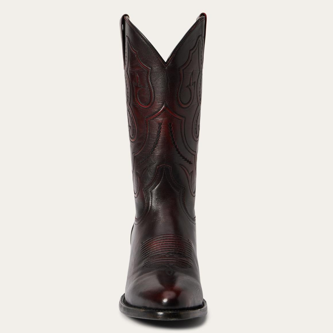 Carlisle Western Boots Black Cherry Men Stetson Western