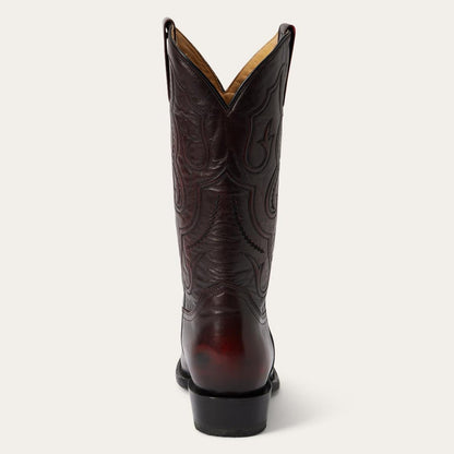 Carlisle Western Boots Black Cherry Men Stetson Western