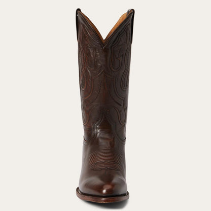 Carlisle Western Boots Burnished Brown Men Stetson Western