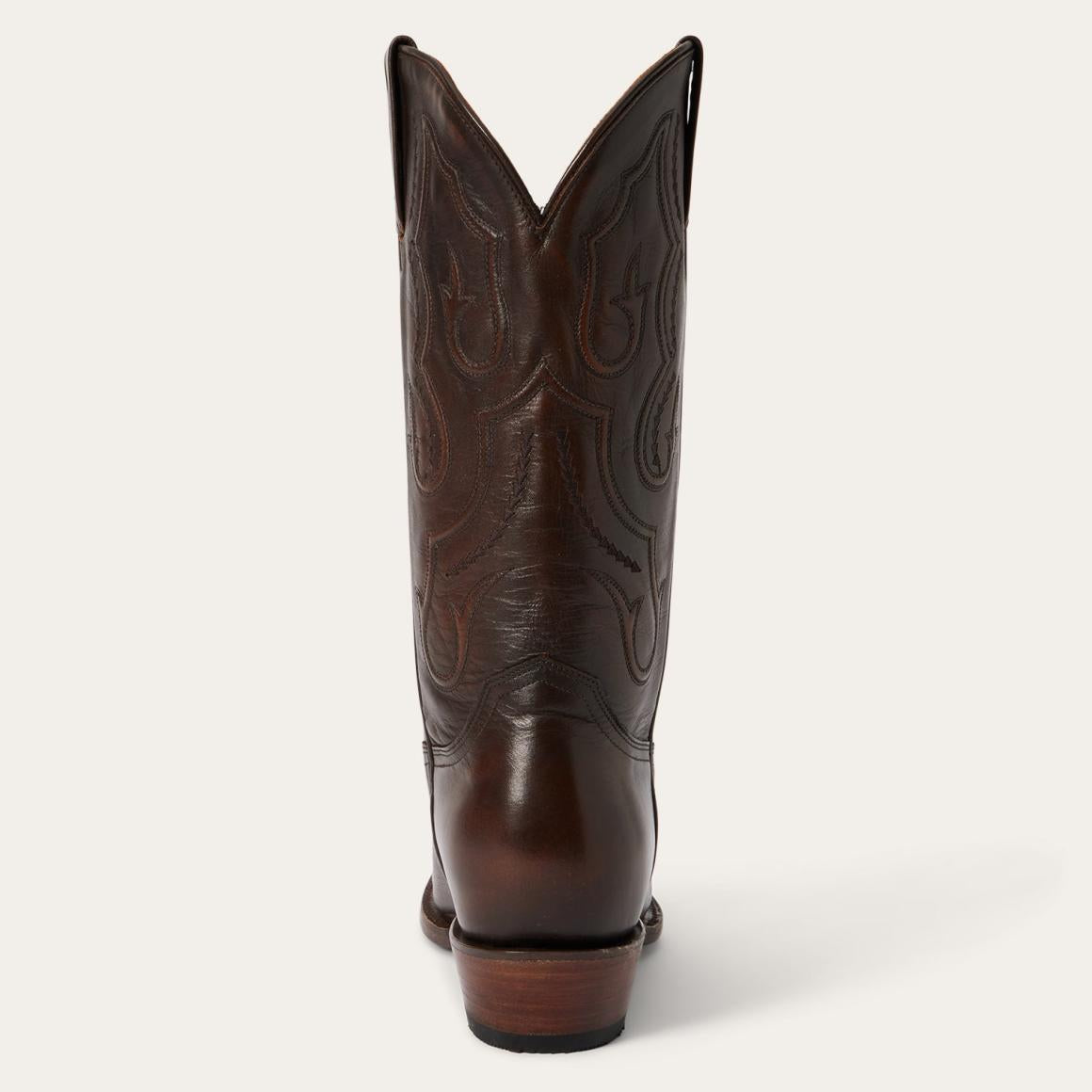 Carlisle Western Boots Burnished Brown Men Stetson Western