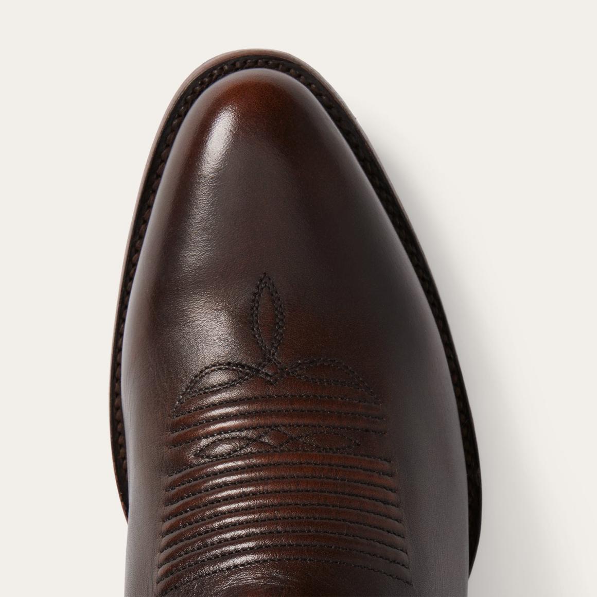Carlisle Western Boots Burnished Brown Men Stetson Western