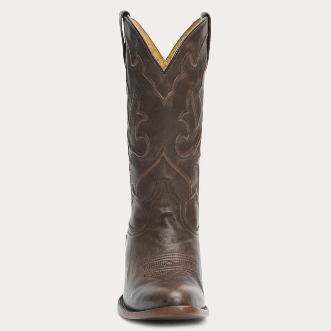 Carlisle Western Boots Distressed Brown Men Stetson Western