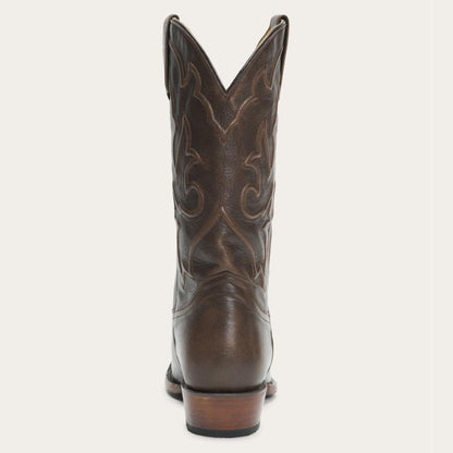 Carlisle Western Boots Distressed Brown Men Stetson Western
