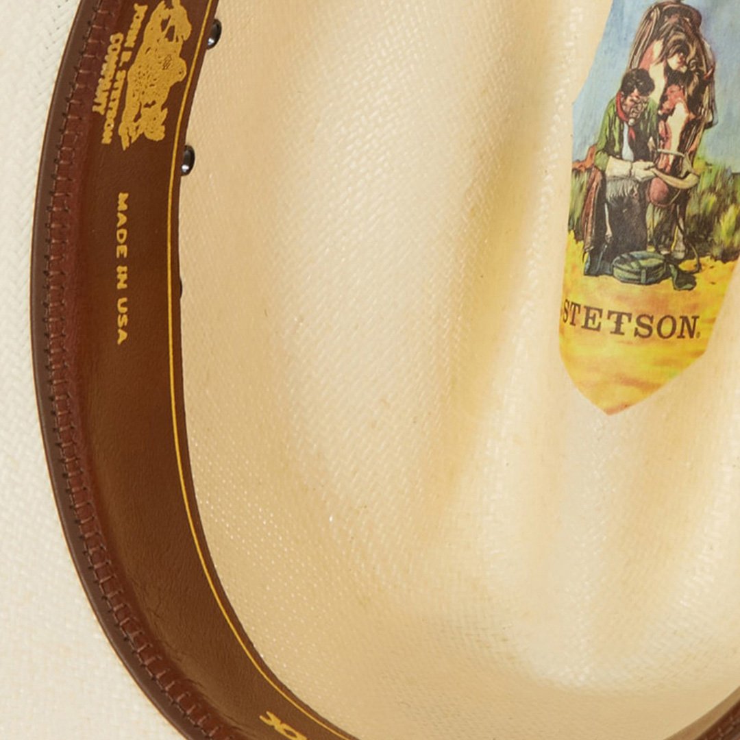 Carson 10X Straw Cowboy Hat Natural Men/Women Stetson Western