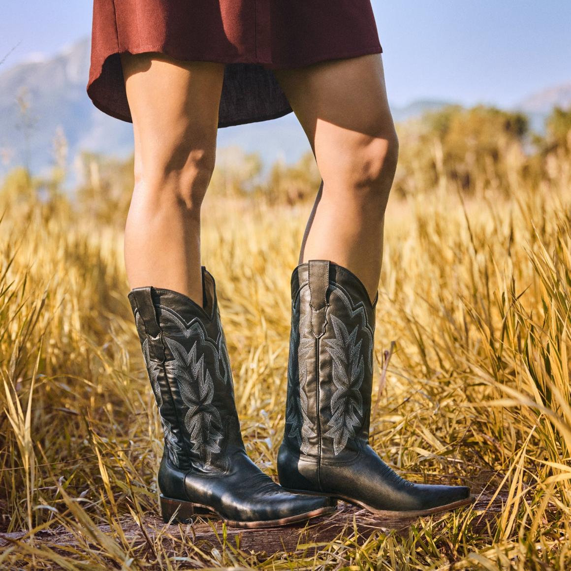 Casey Boots Black Women Stetson Western