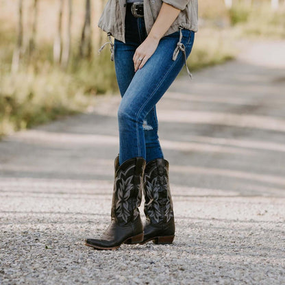 Casey Boots Black Women Stetson Western