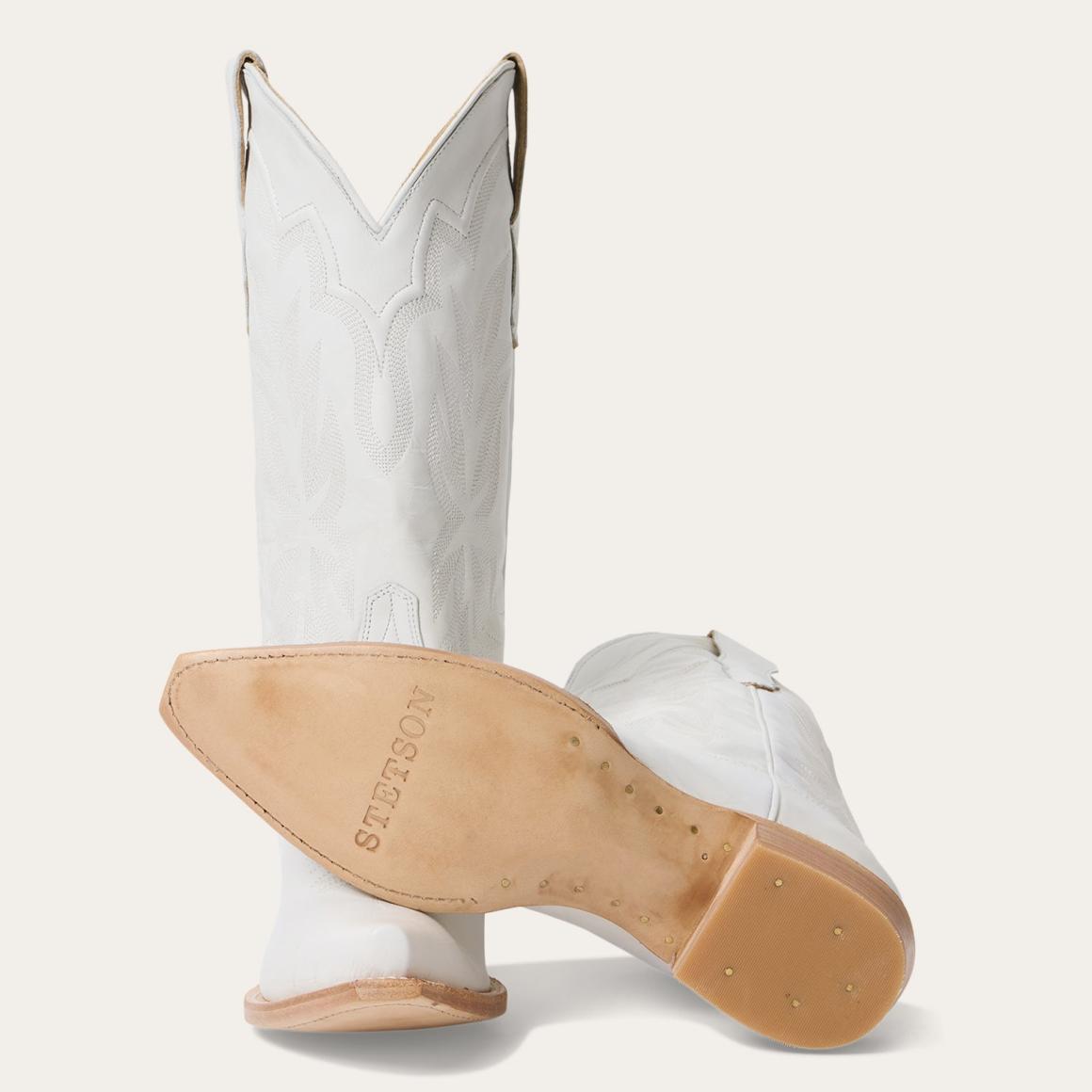Casey Boots White Women Stetson Western