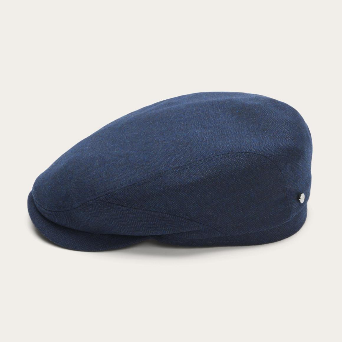 Cashmere & Silk Driver Cap Blue Men/Women Stetson Caps & Truckers