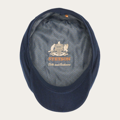 Cashmere & Silk Driver Cap Blue Men/Women Stetson Caps & Truckers
