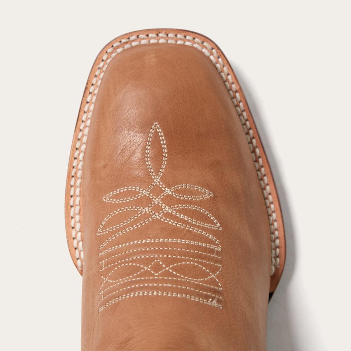 Casper Tan & Blue Matte Cowboy Boot Tan Men Stetson Western