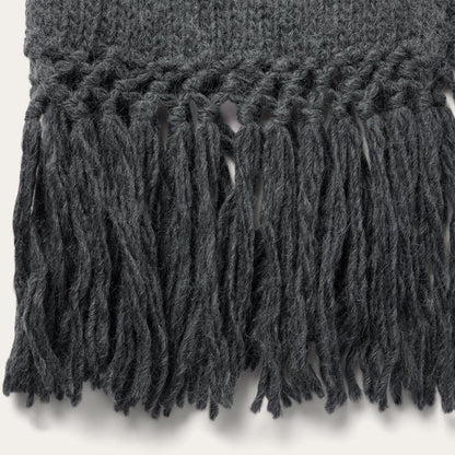 Charcoal Fringed Cardigan Grey Women Stetson Sweaters