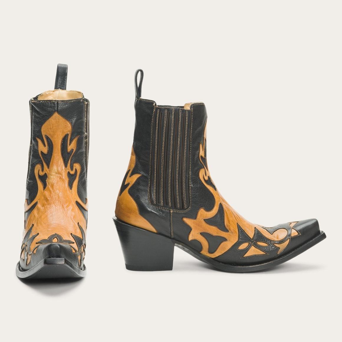 Cici Boots Black Women Stetson Shorties