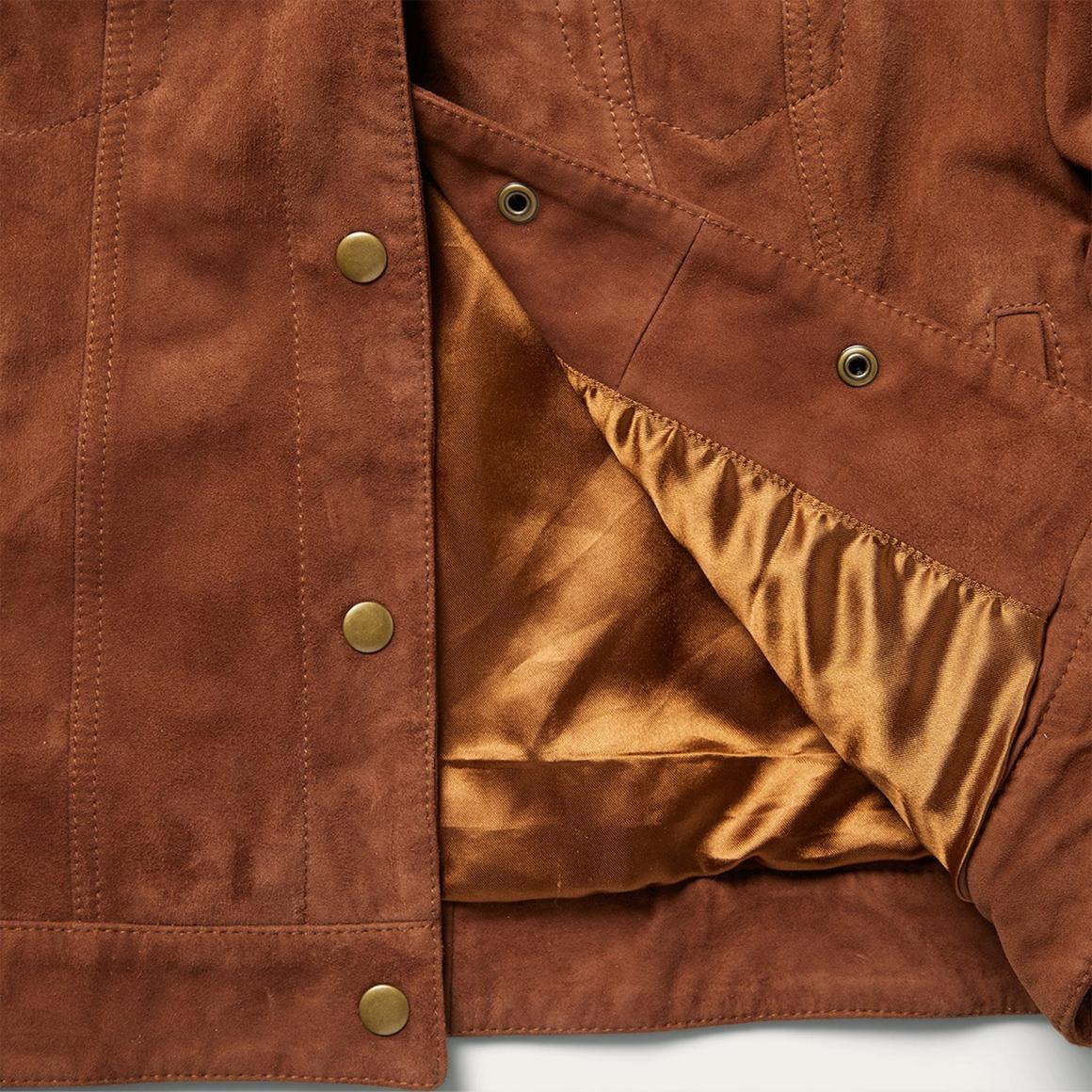 Classic Bomber Jacket Brown Women Stetson Jackets