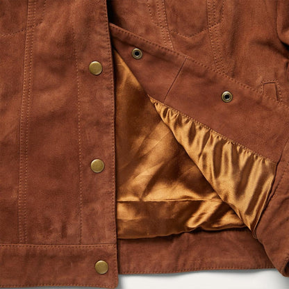 Classic Bomber Jacket Brown Women Stetson Jackets
