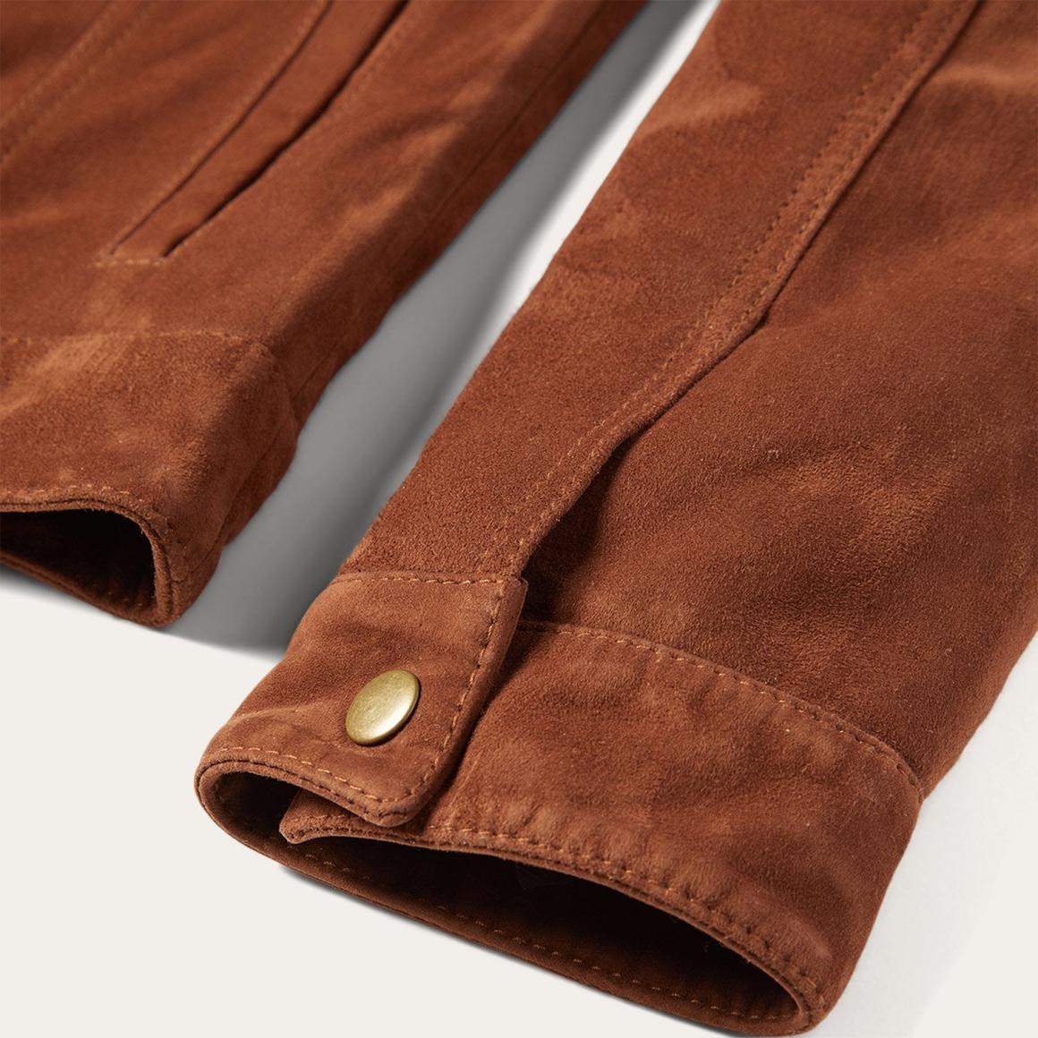 Classic Bomber Jacket Brown Women Stetson Jackets